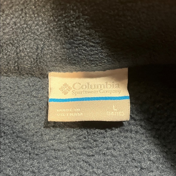 Columbia Kids' Dark Blue Fleece Jacket - Picture 4 of 4